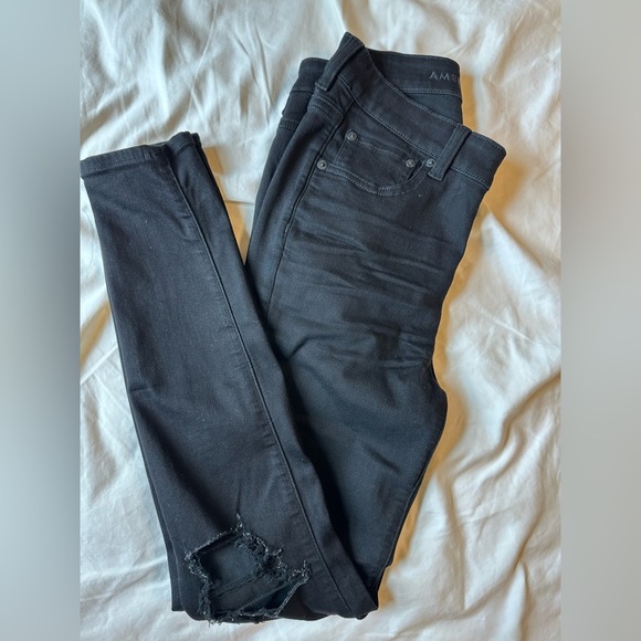American Eagle NEXT LEVEL RIPPED HIGH V-RISE JEGGING - Picture 8 of 8